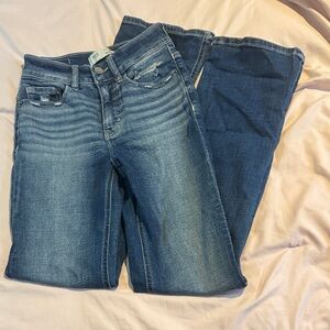 BKE Women's Boot Cut Jeans in Blue